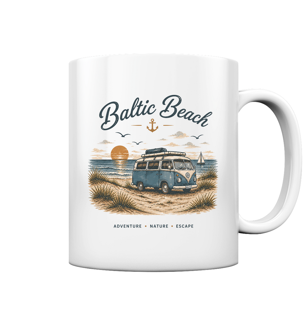 Baltic Beach Kaffeetasse – Maritime Ostsee Tasse