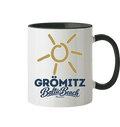 Zweifarbige Tasse 330 ml Grömitz Sonne Baltic Beach – Black, Shirtigo-Originalmockup 1