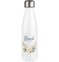 Beach Therapy | Florales Strandmotiv | Sommer | Urlaub | Meer | Blumen | - Thermoflasche 500ml