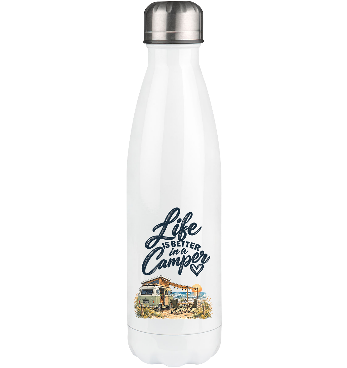 Life is better in a Camper - Thermoflasche 500ml
