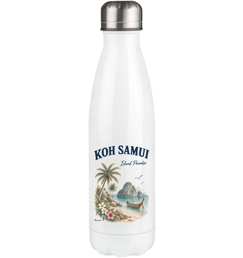 Koh Samui Thailand – Island Paradise – Tropical Vintage - Thermoflasche 500ml