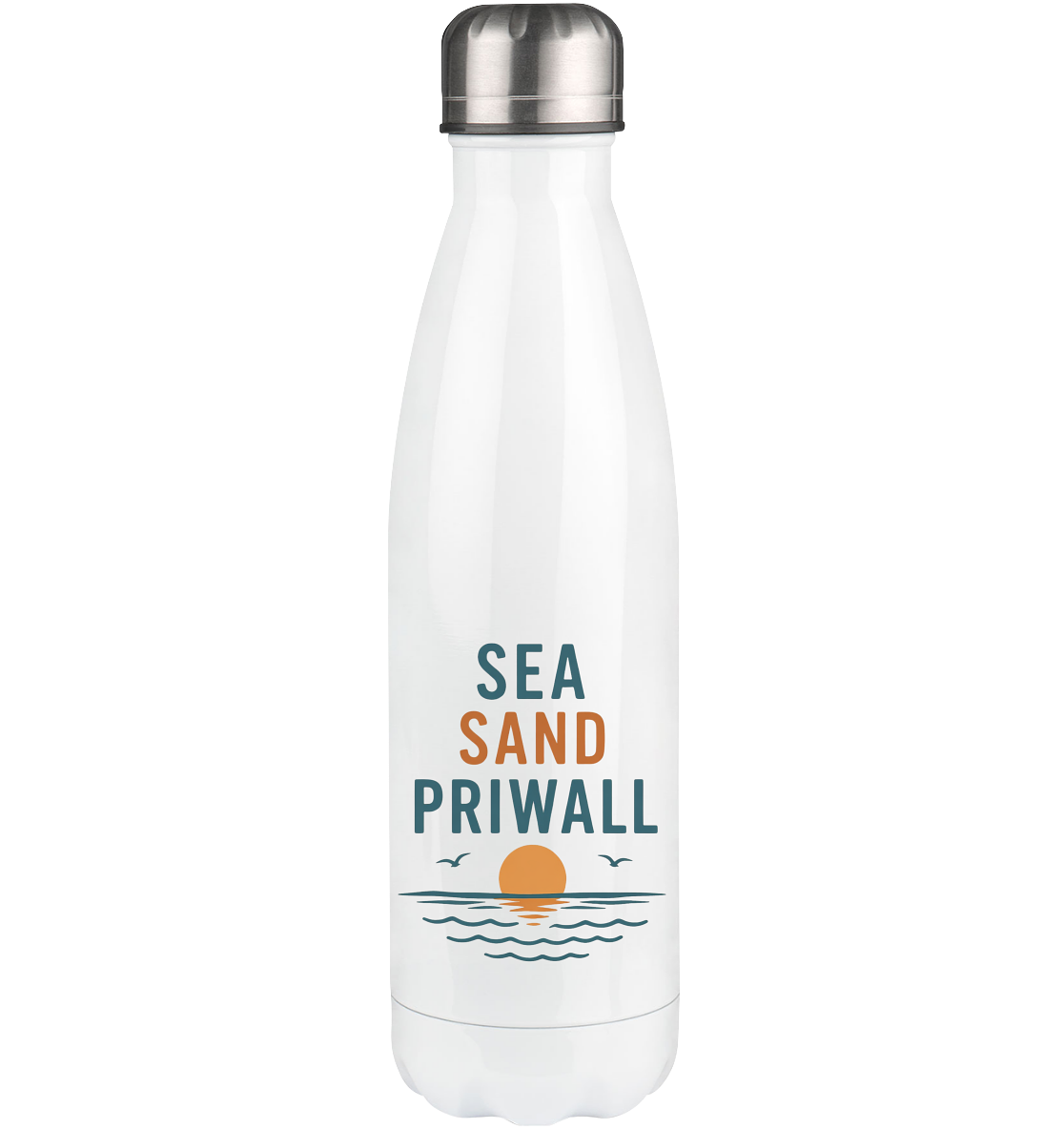 Priwall Vibes – Sea Sand Baltic Coast - Thermoflasche 500ml