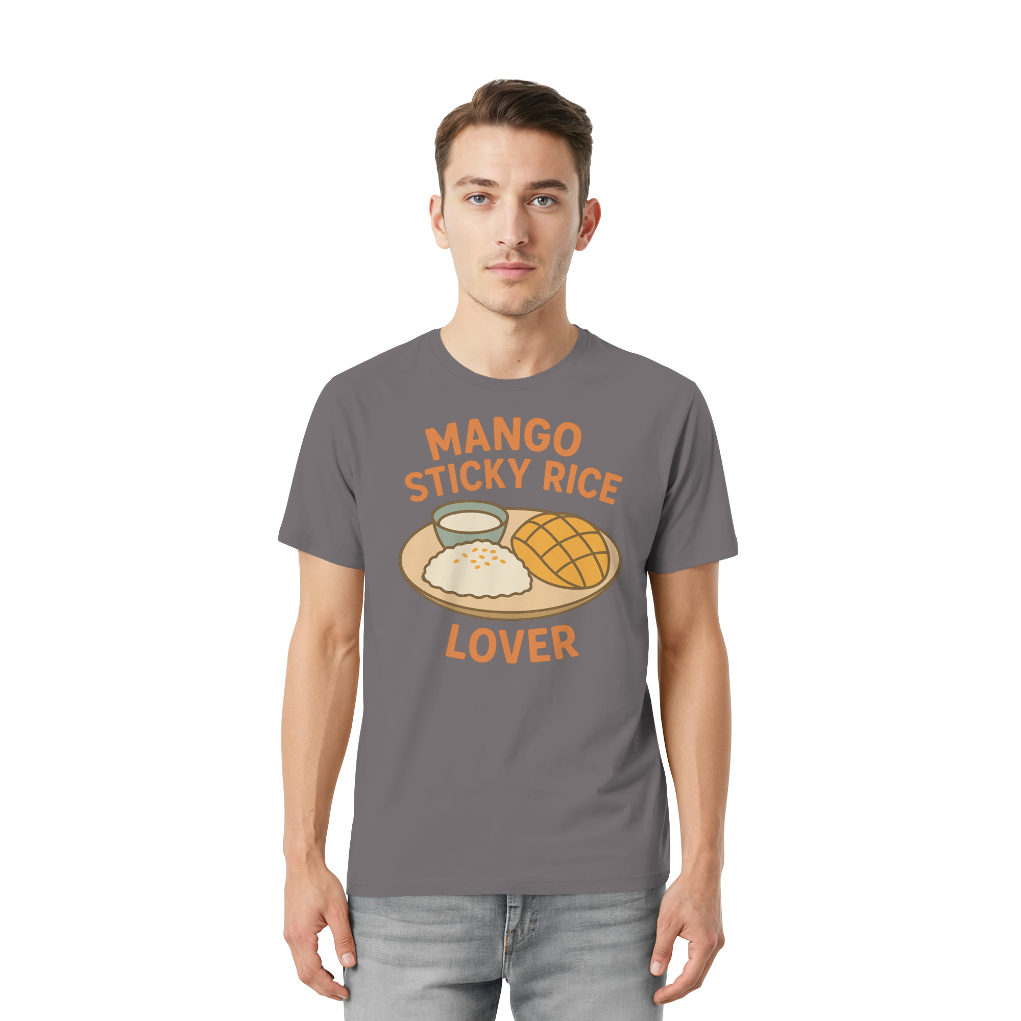 Mango Sticky Rice Lover – Thai Dessert Shirt | Thailand Food Design - Unisex Essential Premium T-Shirt