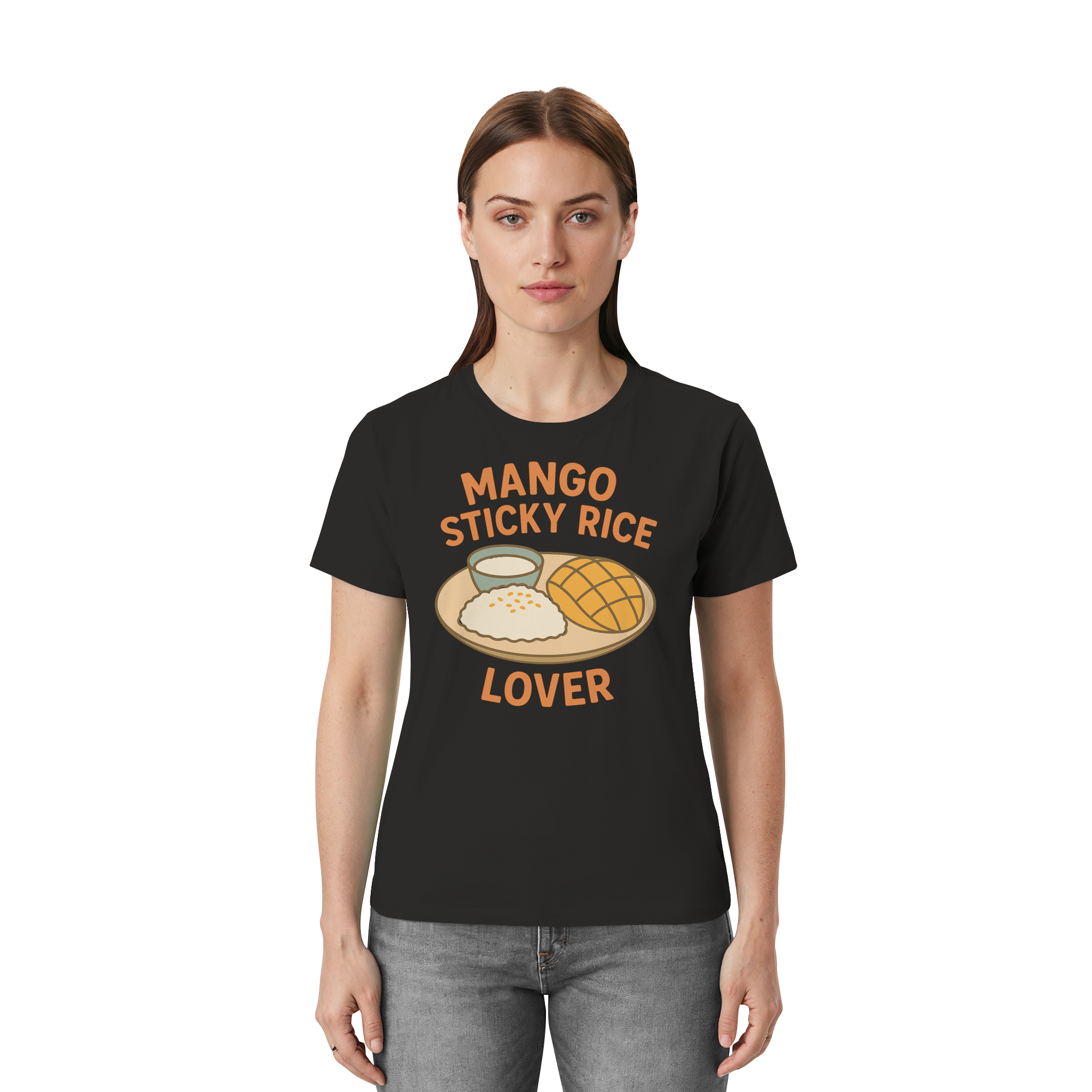 Mango Sticky Rice Lover – Thai Dessert Shirt | Thailand Food Design - Unisex Essential Premium T-Shirt