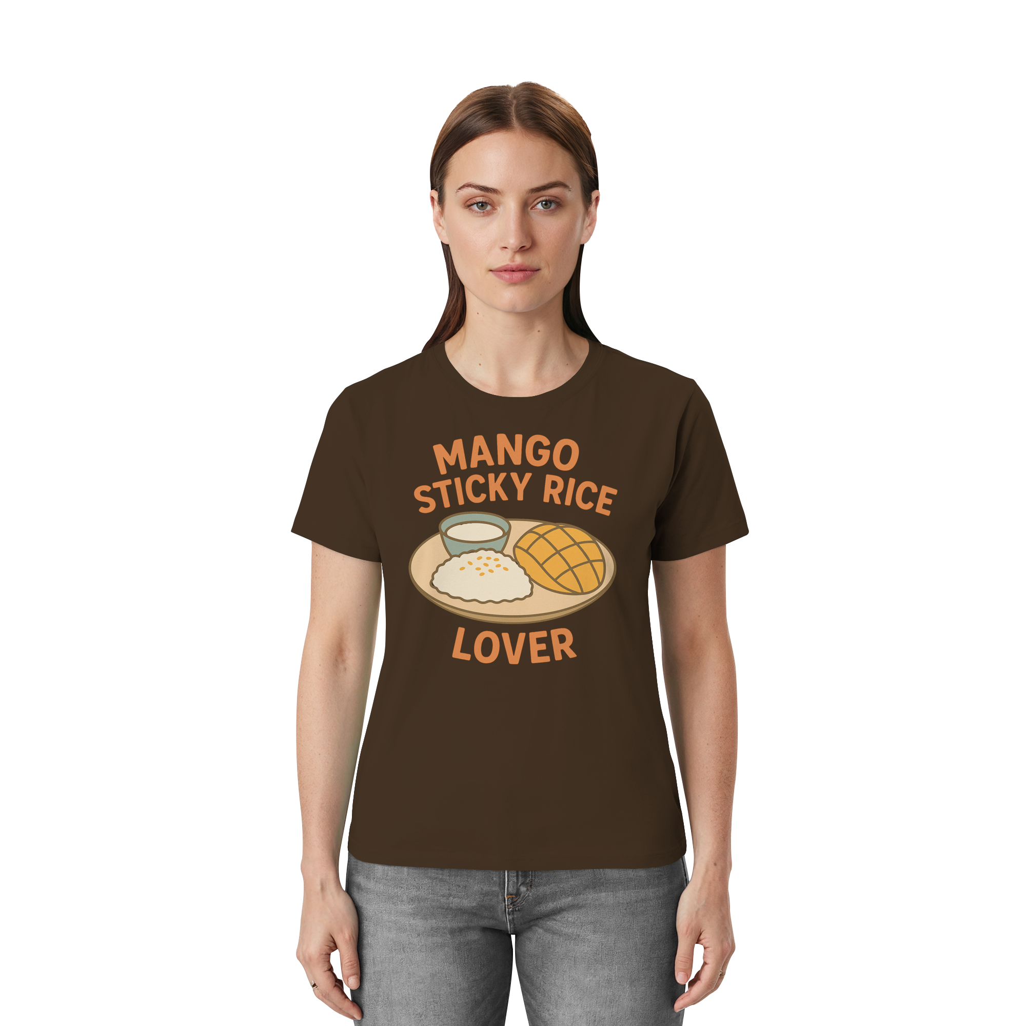 Mango Sticky Rice Lover – Thai Dessert Shirt | Thailand Food Design - Unisex Essential Premium T-Shirt