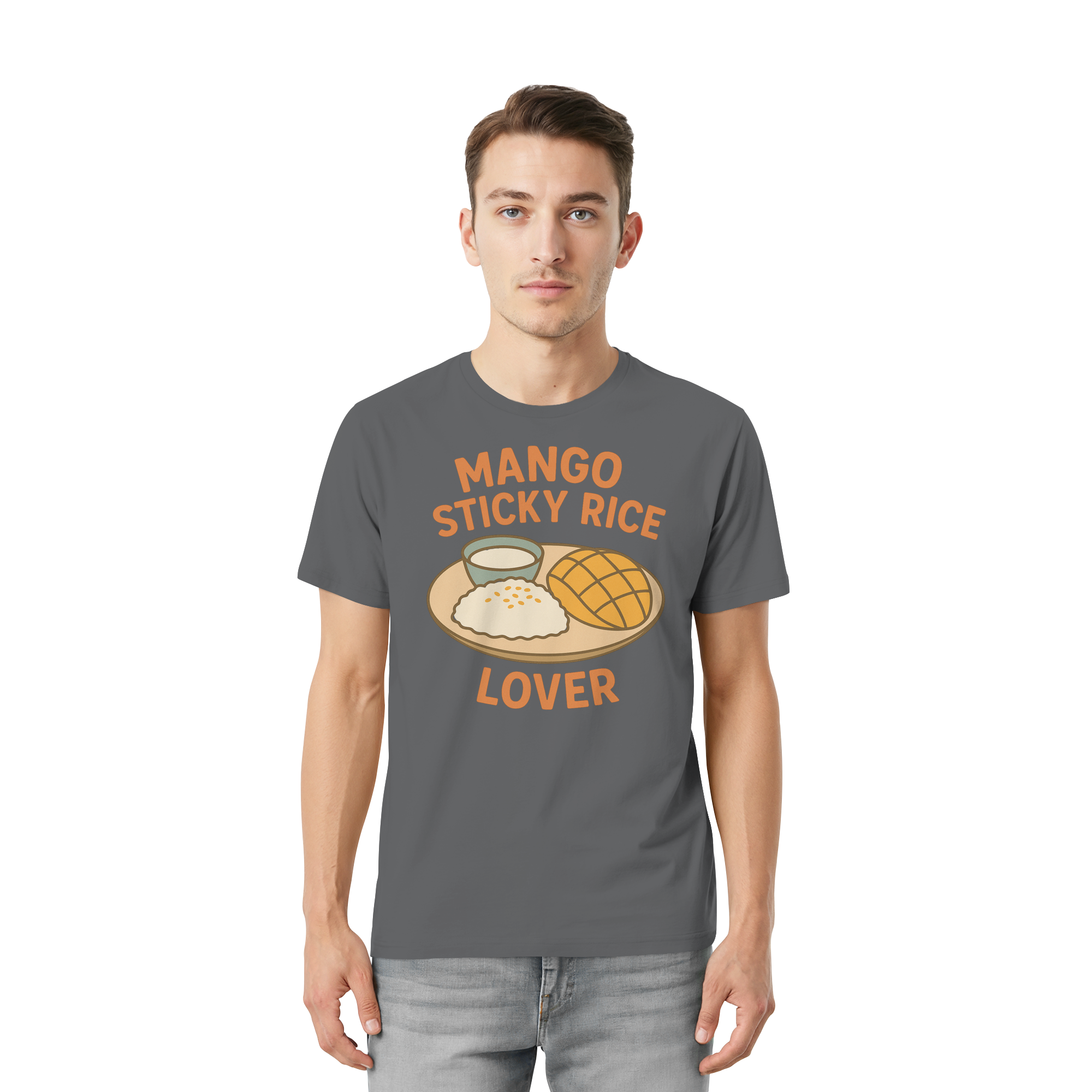 Mango Sticky Rice Lover – Thai Dessert Shirt | Thailand Food Design - Unisex Essential Premium T-Shirt
