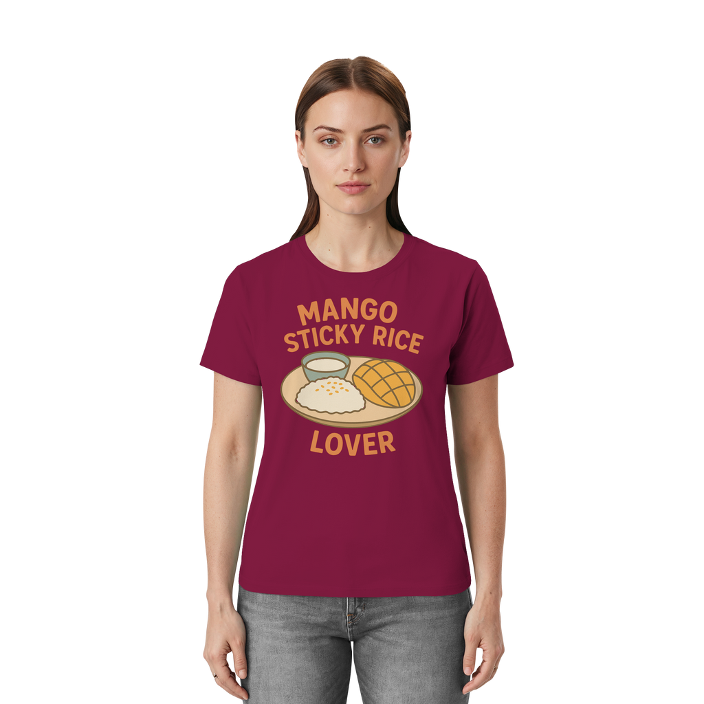 Mango Sticky Rice Lover – Thai Dessert Shirt | Thailand Food Design - Unisex Essential Premium T-Shirt