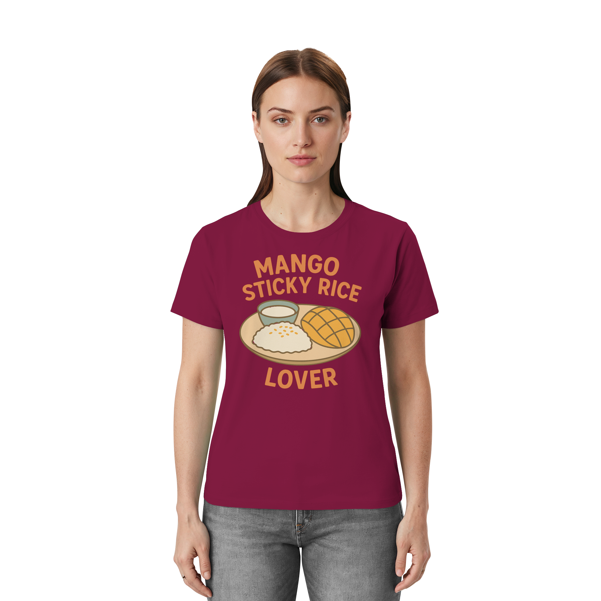 Mango Sticky Rice Lover – Thai Dessert Shirt | Thailand Food Design - Unisex Essential Premium T-Shirt