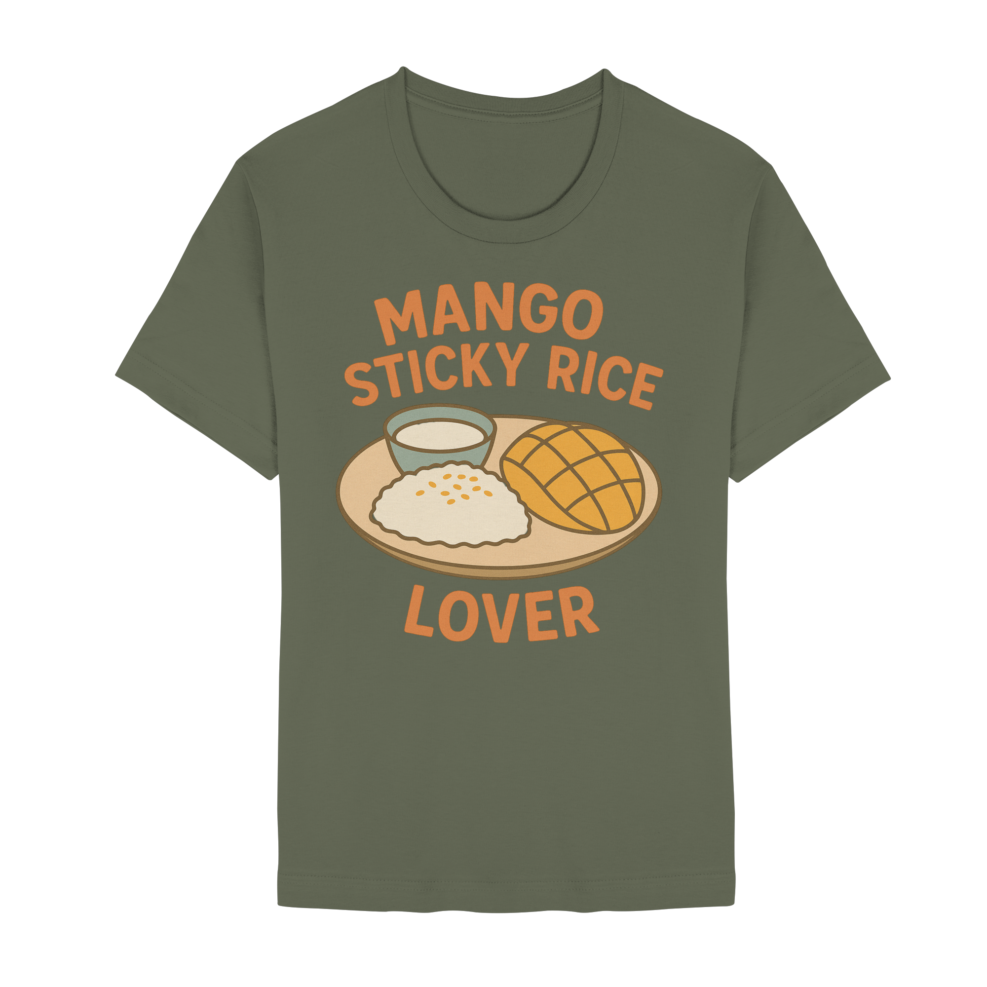 Mango Sticky Rice Lover – Thai Dessert Shirt | Thailand Food Design - Unisex Essential Premium T-Shirt