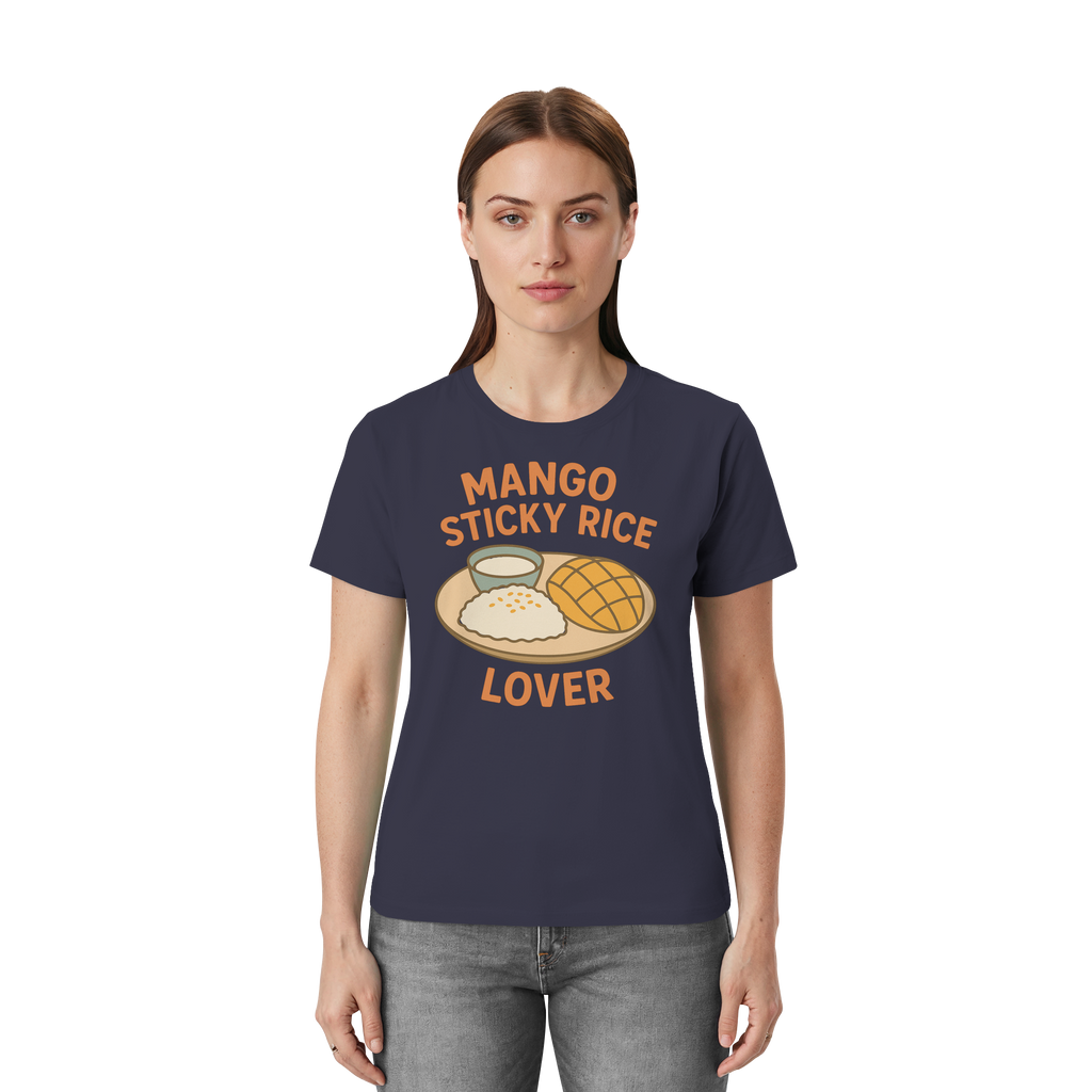 Mango Sticky Rice Lover – Thai Dessert Shirt | Thailand Food Design - Unisex Essential Premium T-Shirt