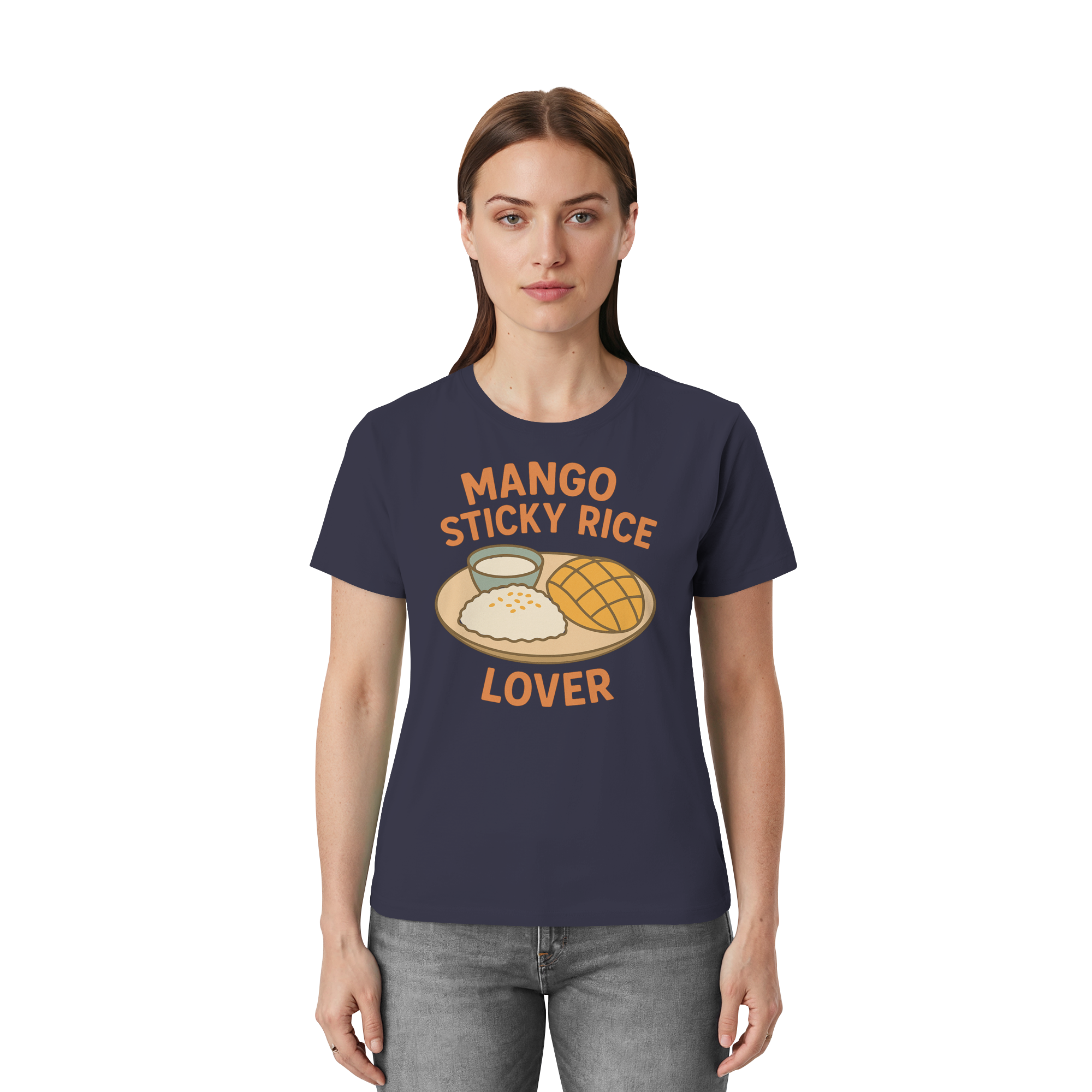 Mango Sticky Rice Lover – Thai Dessert Shirt | Thailand Food Design - Unisex Essential Premium T-Shirt