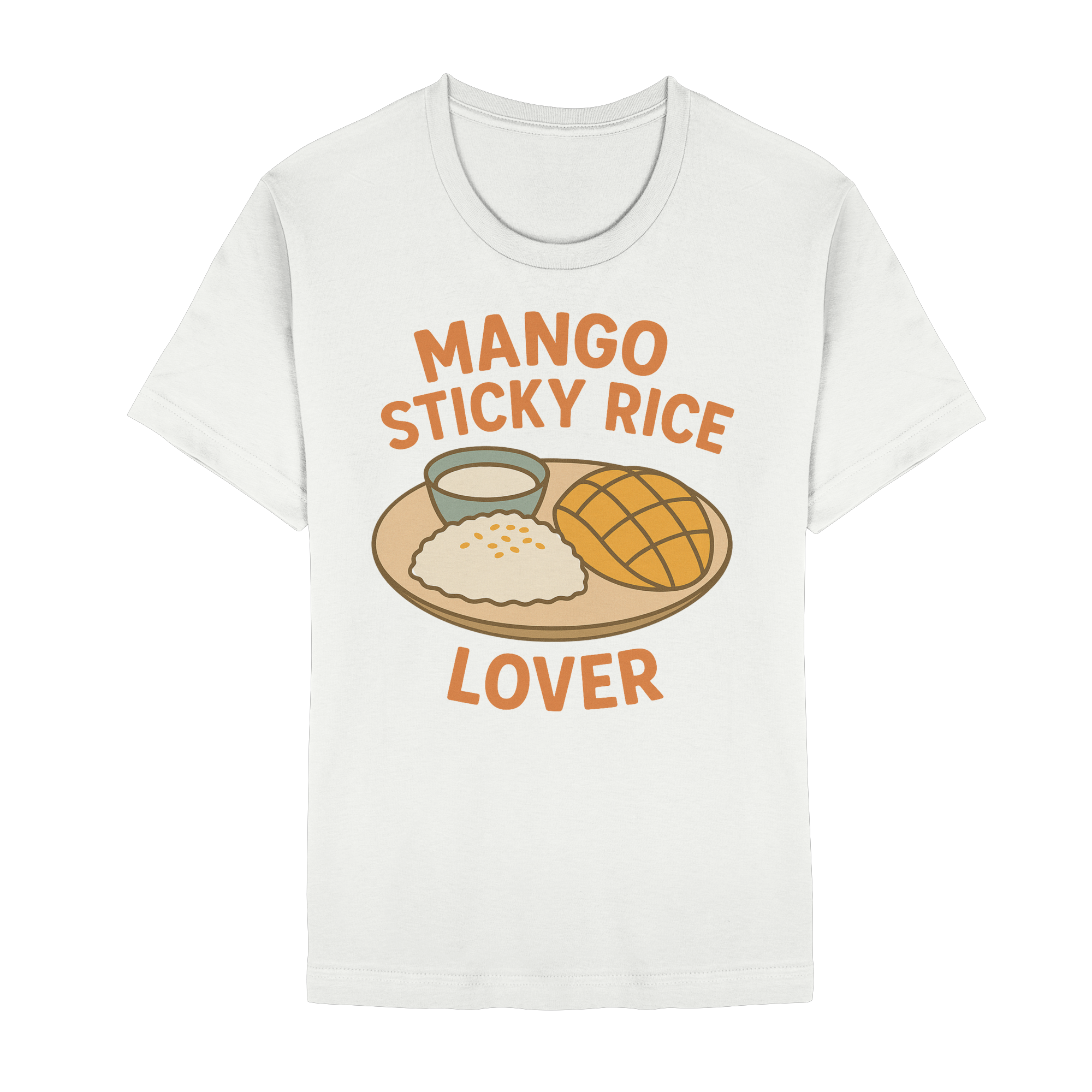 Mango Sticky Rice Lover – Thai Dessert Shirt | Thailand Food Design - Unisex Essential Premium T-Shirt