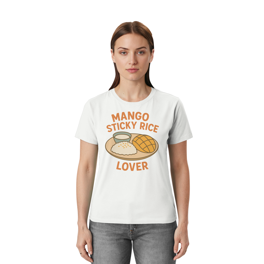 Mango Sticky Rice Lover – Thai Dessert Shirt | Thailand Food Design - Unisex Essential Premium T-Shirt