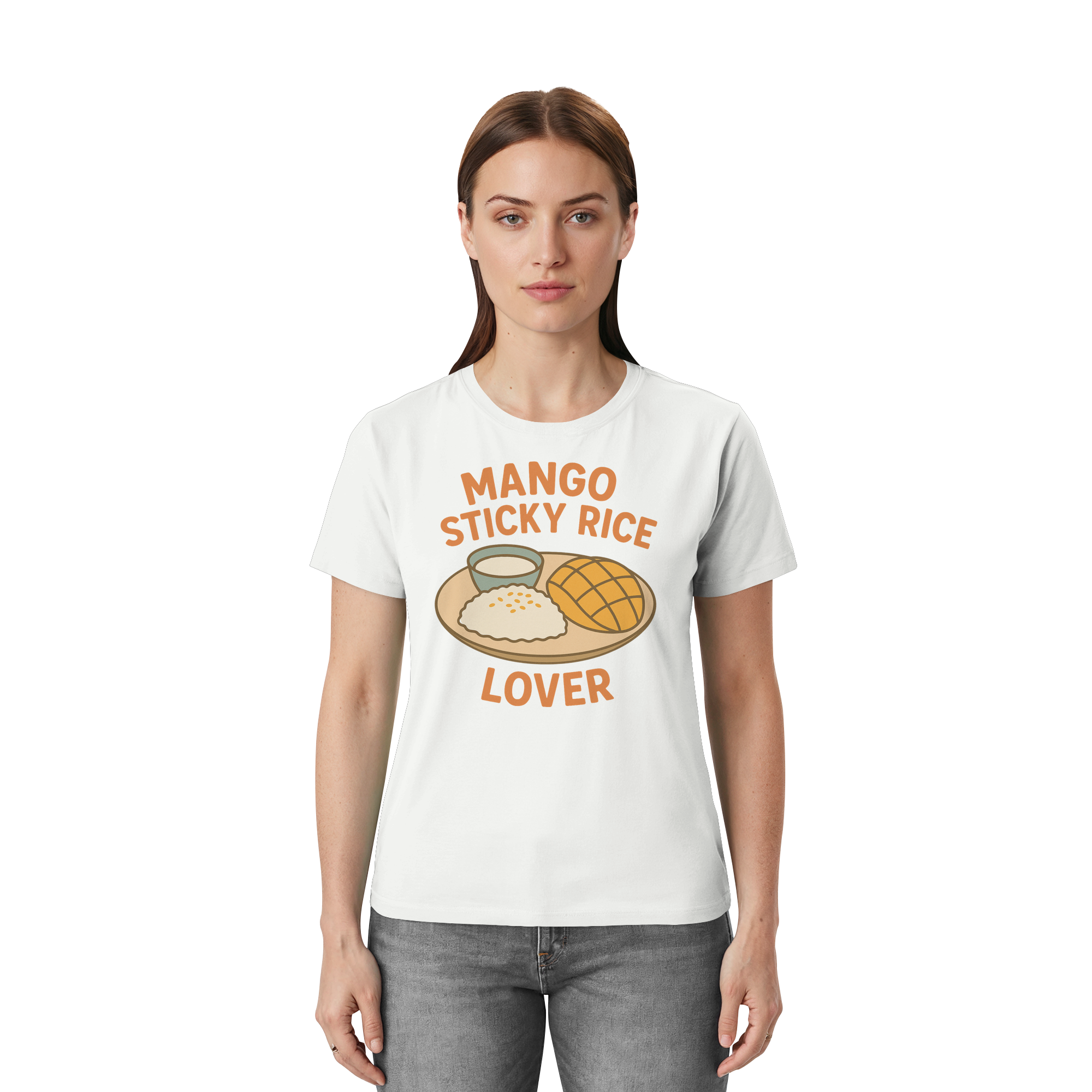Mango Sticky Rice Lover – Thai Dessert Shirt | Thailand Food Design - Unisex Essential Premium T-Shirt