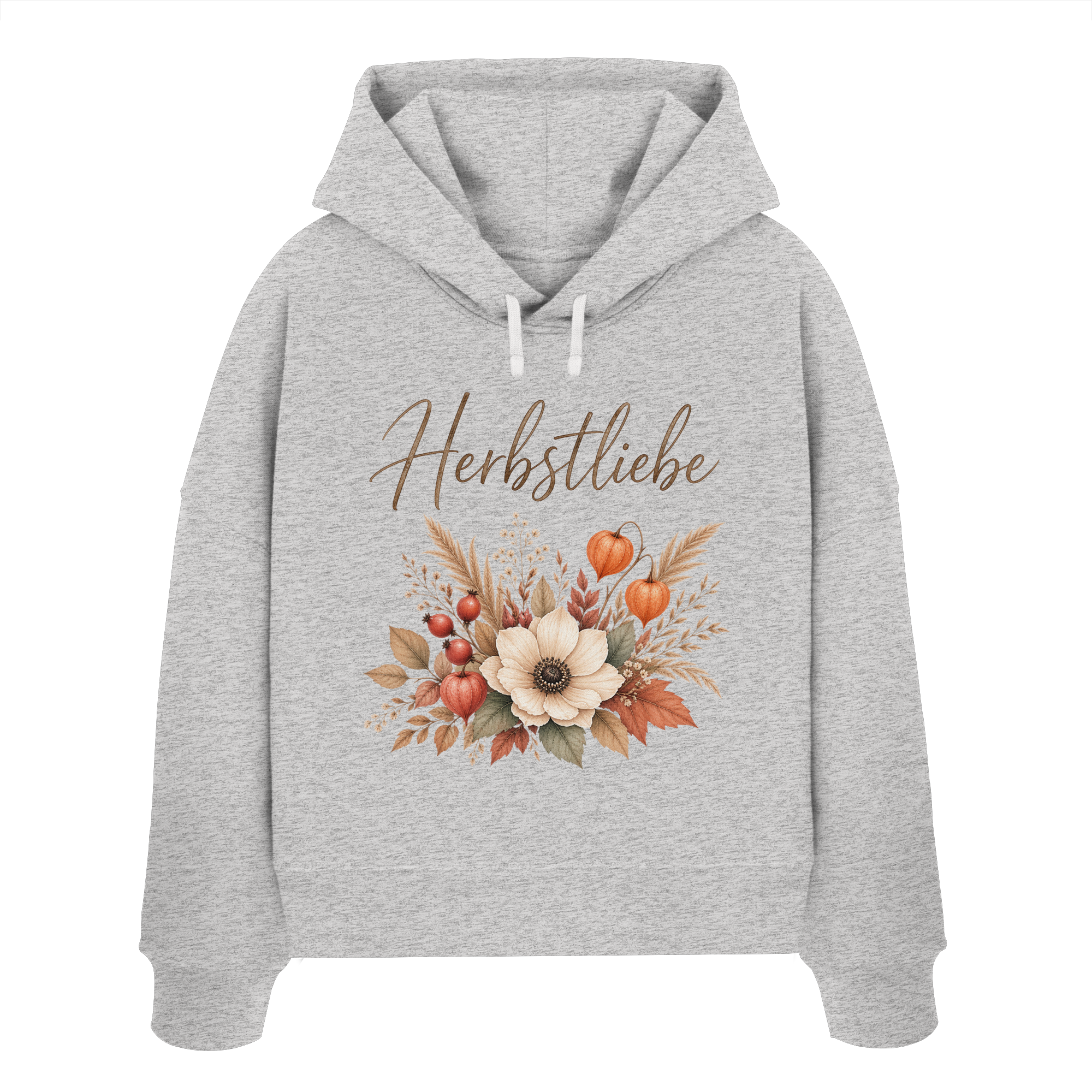 Herbstliebe – Golden Harvest - Womens Organic Boxcut Hoodie
