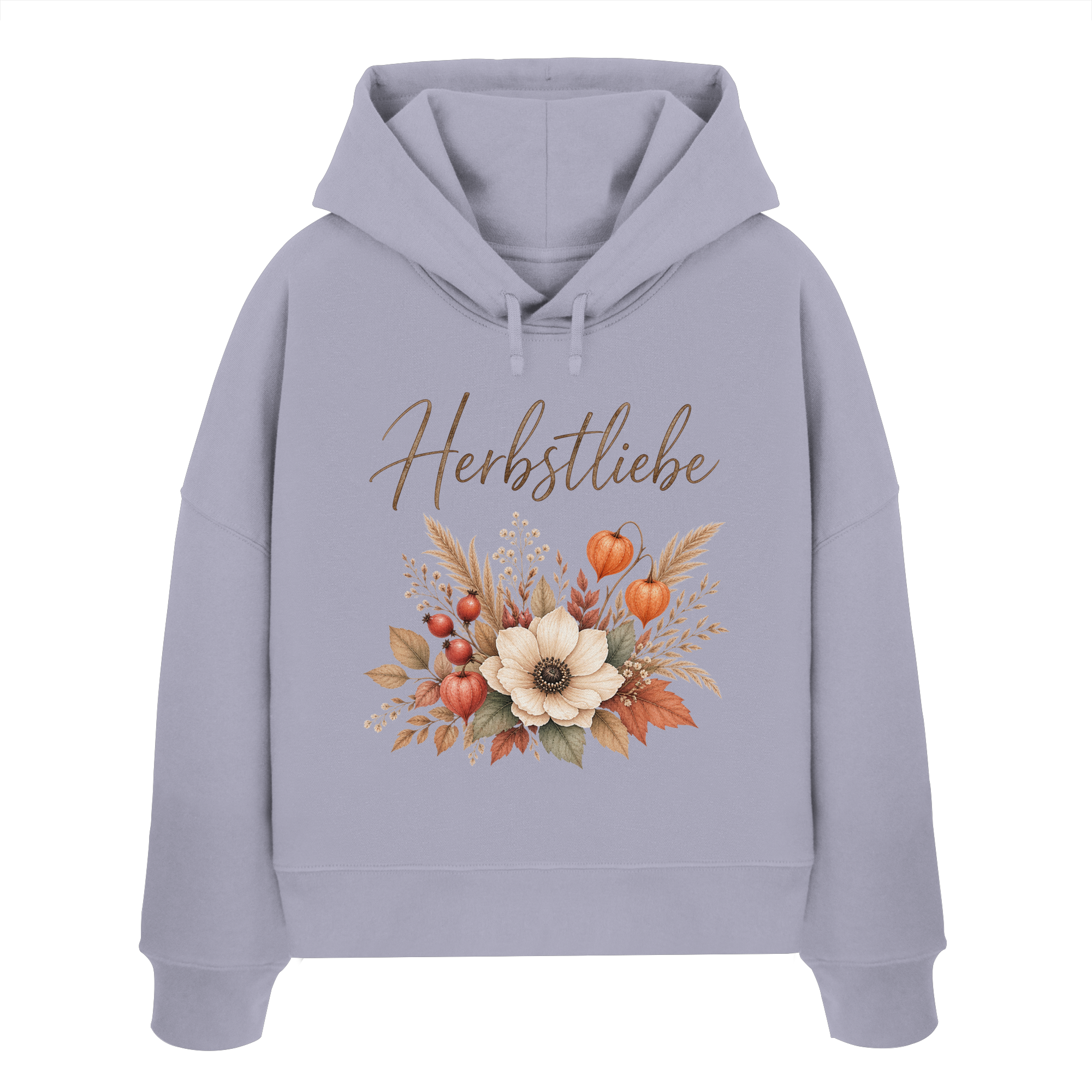 Herbstliebe – Golden Harvest - Womens Organic Boxcut Hoodie