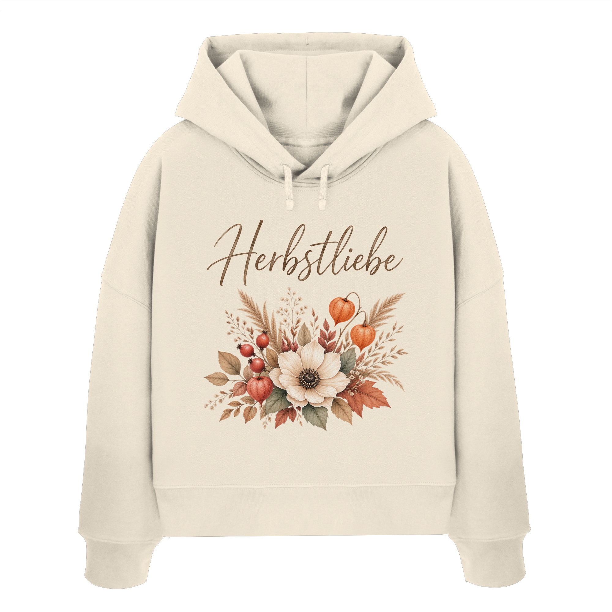 Herbstliebe – Golden Harvest - Womens Organic Boxcut Hoodie