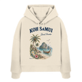 Koh Samui Thailand – Island Paradise – Tropical Vintage - Damen Bio Boxcut Oversize Hoodie