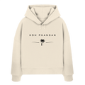 Koh Phangan – Minimal Palm - Womens Organic Boxcut Hoodie