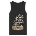Life is better in a Camper - Womens Organic Fitted Tank Top