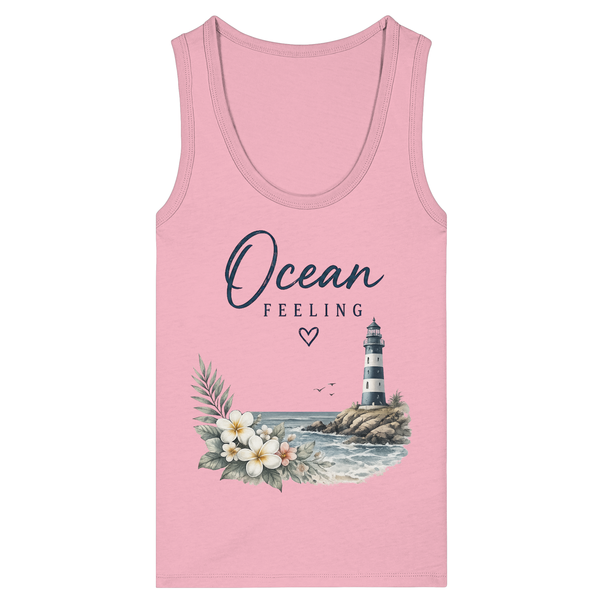 Ocean Feeling - Womens Organic Fitted Tank Top