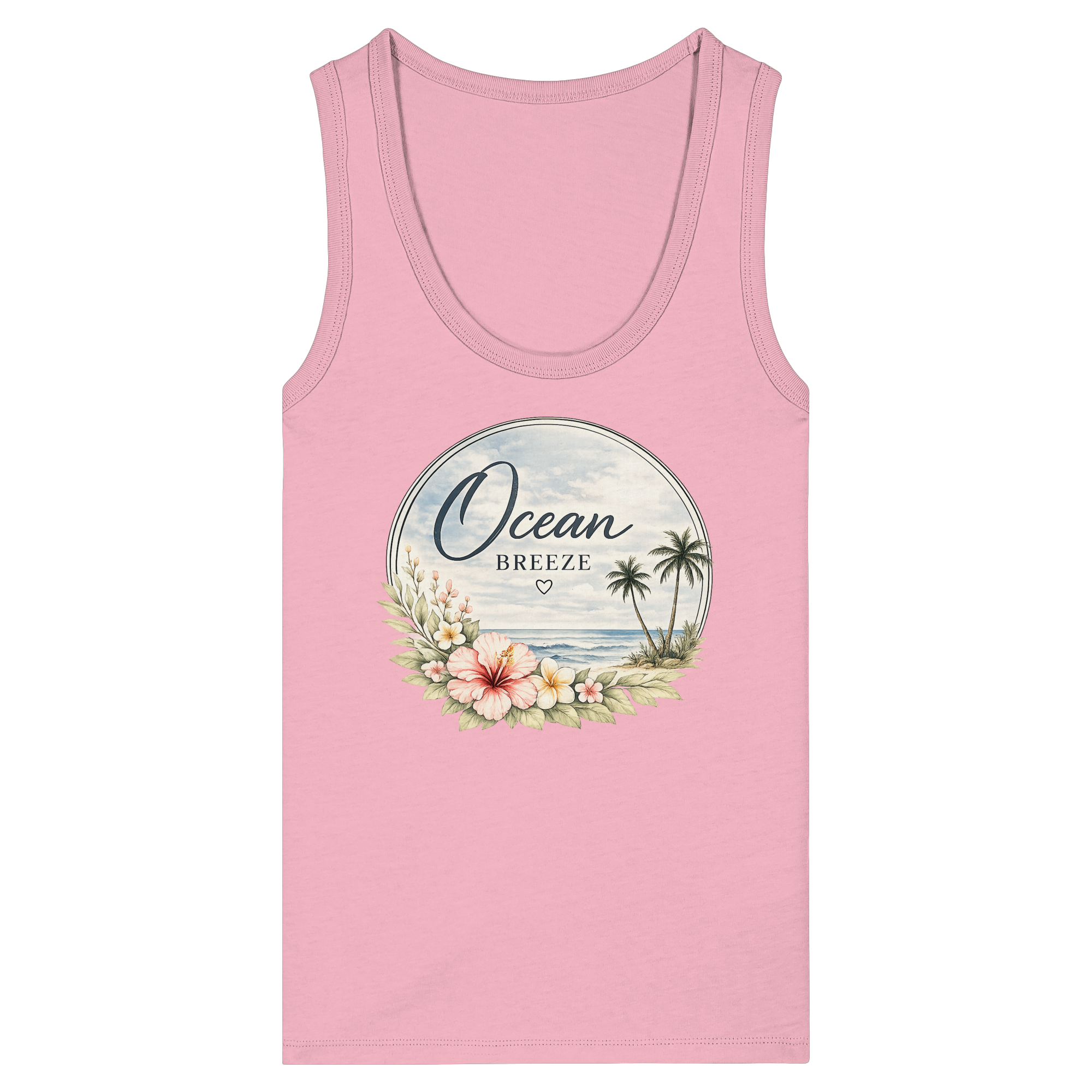 Ocean Breeze - Damen Bio Fitted Tank Top