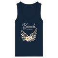 Beach Therapy – Floral Collection | Helle Schrift  - Womens Organic Fitted Tank Top