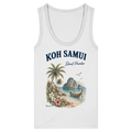 Koh Samui Thailand – Island Paradise – Tropical Vintage - Womens Organic Fitted Tank Top