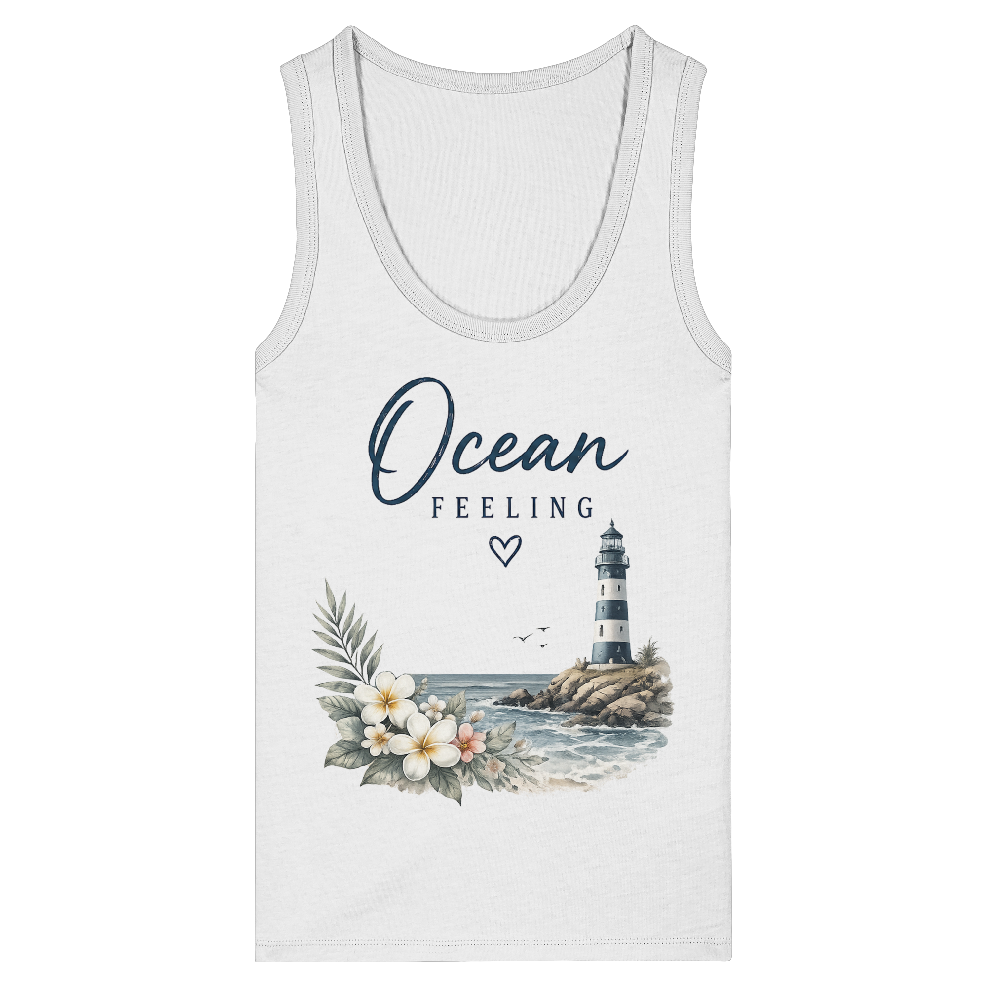 Ocean Feeling - Womens Organic Fitted Tank Top