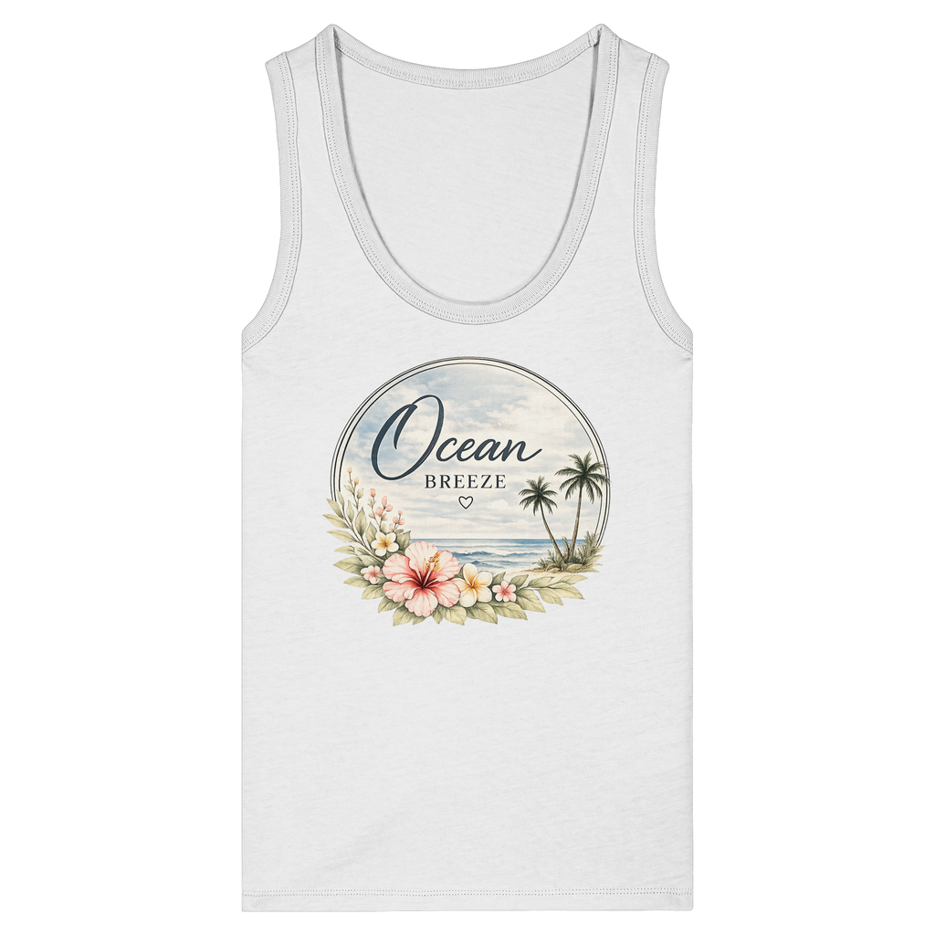 Ocean Breeze - Damen Bio Fitted Tank Top