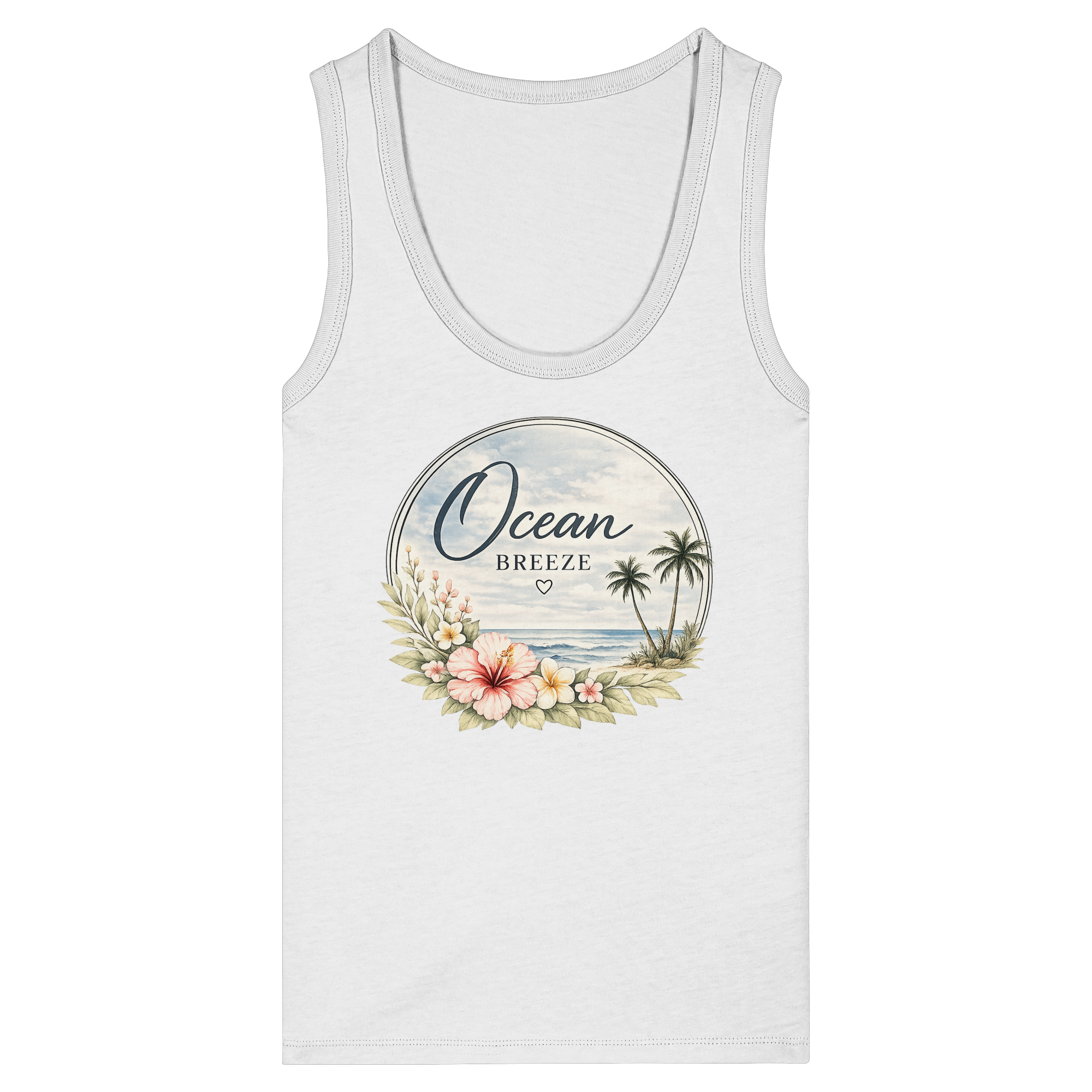 Ocean Breeze - Damen Bio Fitted Tank Top