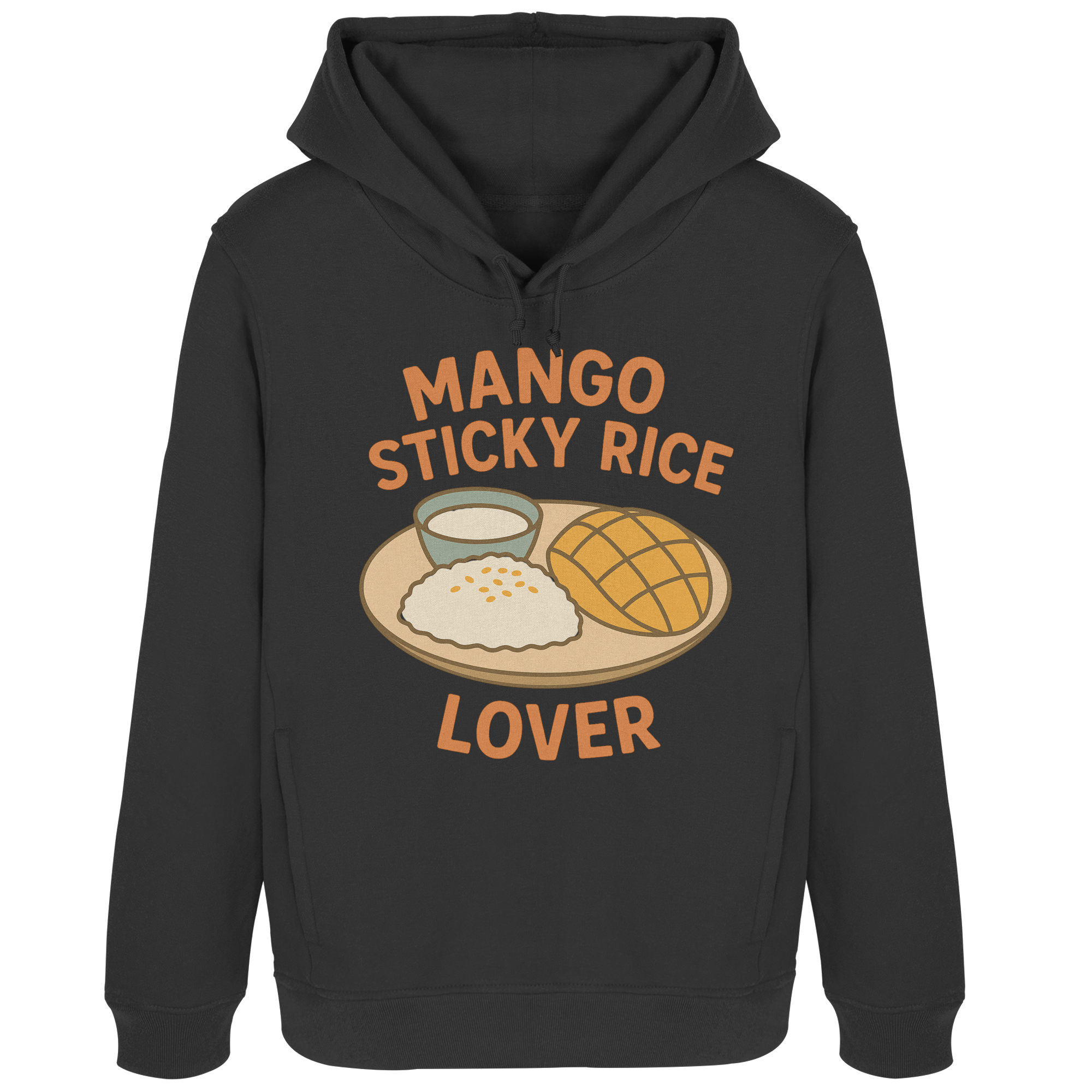 Mango Sticky Rice Lover – Thai Dessert  | Thailand Food Design - Womens Organic Hoodie B&C