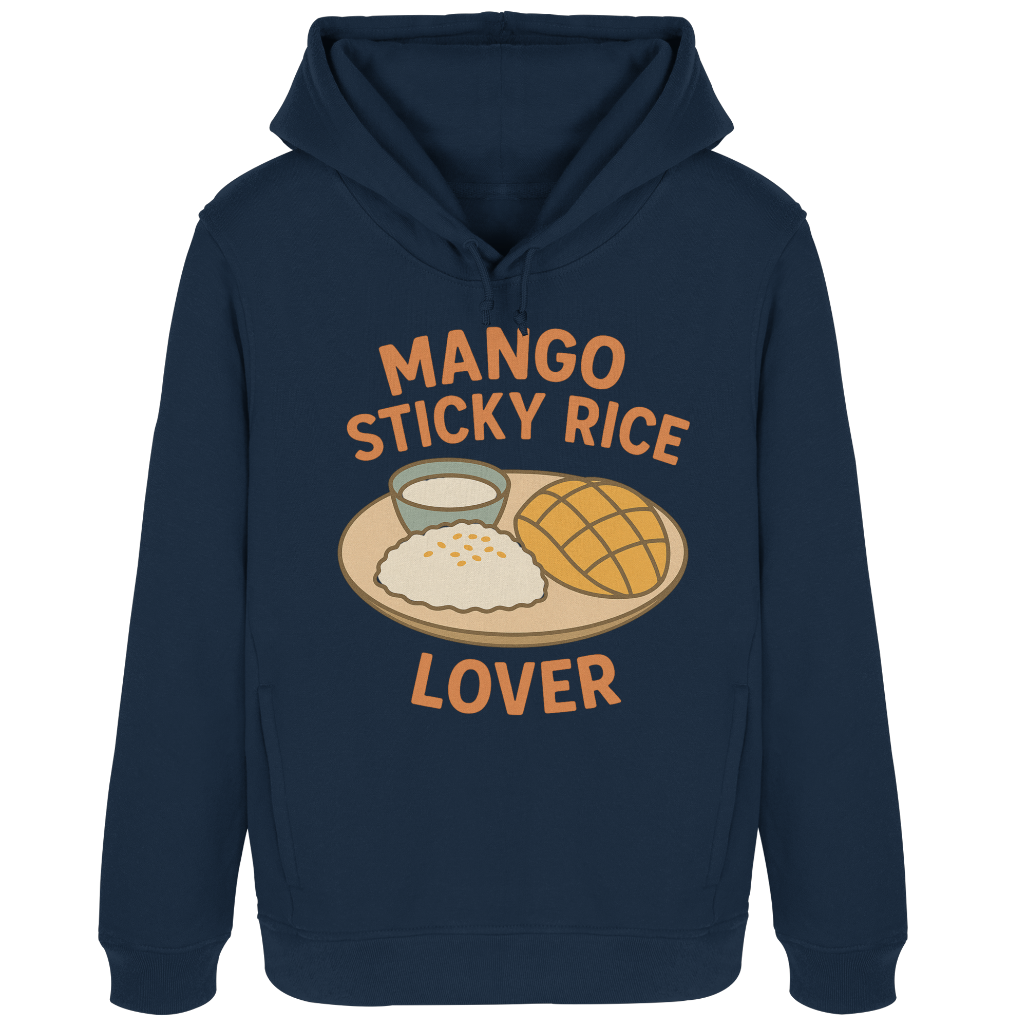 Mango Sticky Rice Lover – Thai Dessert  | Thailand Food Design - Womens Organic Hoodie B&C