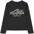 Kühlungsborn – Baltic Coast - Dark Edition - Damen Longsleeve Shirt 100% Bio Baumwolle