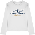 Kühlungsborn Baltic Waves Damen Bio-Longsleeve Light Edition in White – originales Shirtigo-Frontmockup