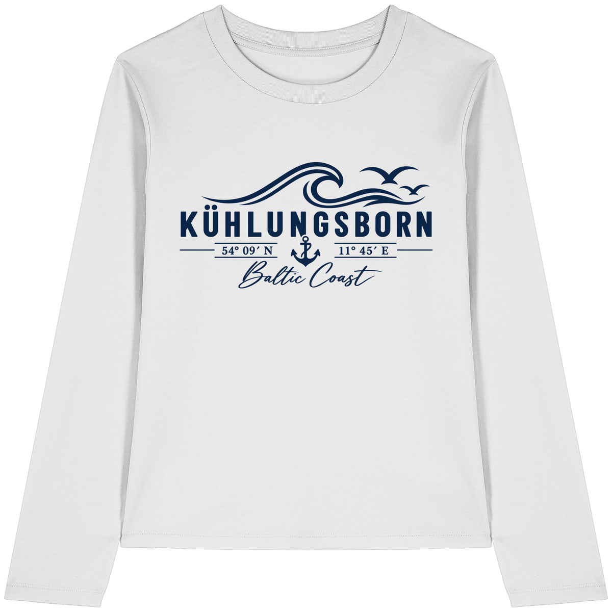 Kühlungsborn – Baltic Coast - Womens Organic Longsleeve T-Shirt