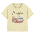 Autumn Coast – Herbstliebe am Meer - - Womens Organic Rolled Sleeves T-Shirt