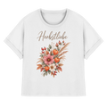Autumn Garden – Florale Herbstliebe - Womens Organic Rolled Sleeves T-Shirt