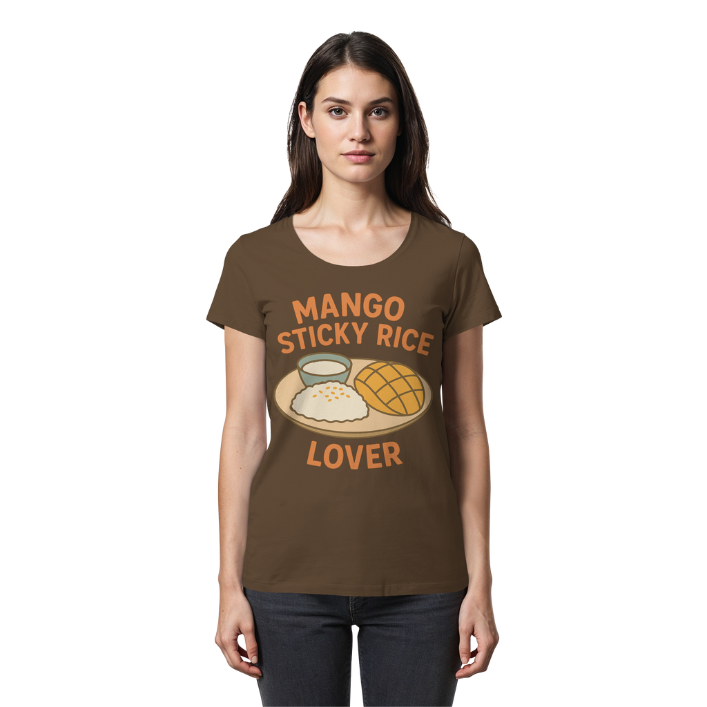 Mango Sticky Rice Lover – Thai Dessert Shirt | Thailand Food Design - Womens Premium Classic T-Shirt
