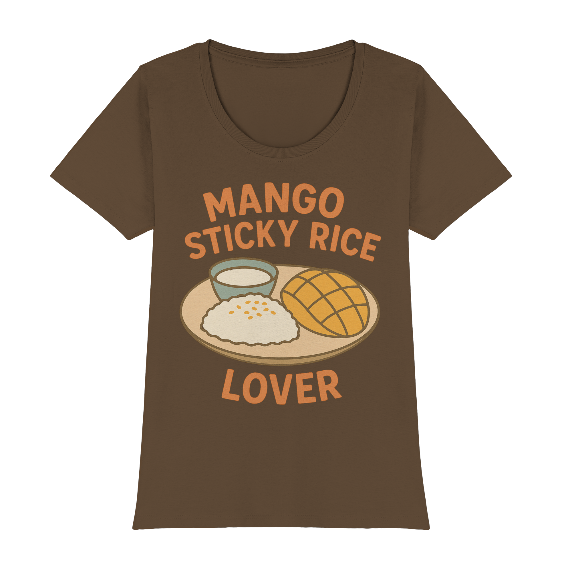 Mango Sticky Rice Lover – Thai Dessert Shirt | Thailand Food Design - Womens Premium Classic T-Shirt