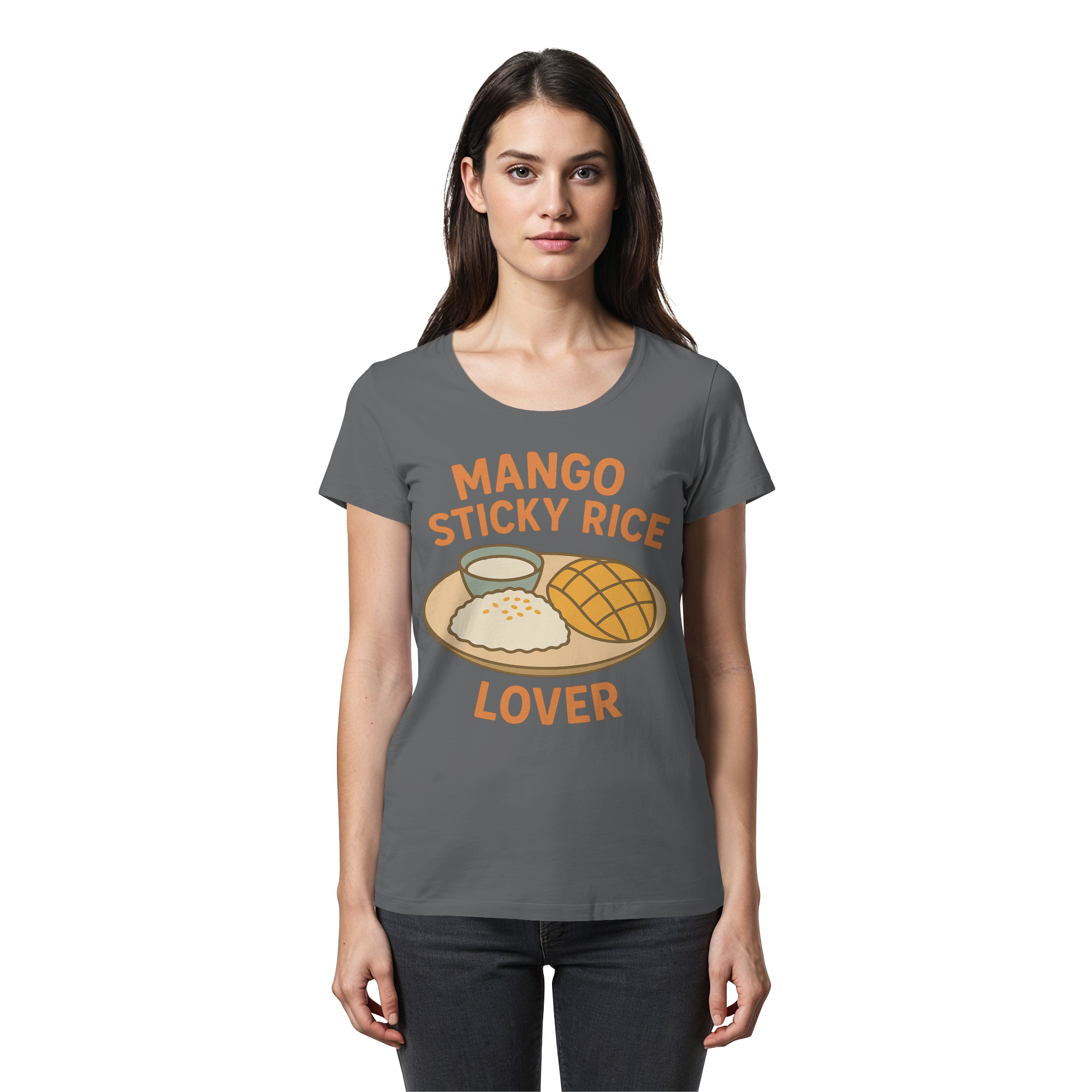 Mango Sticky Rice Lover – Thai Dessert Shirt | Thailand Food Design - Womens Premium Classic T-Shirt