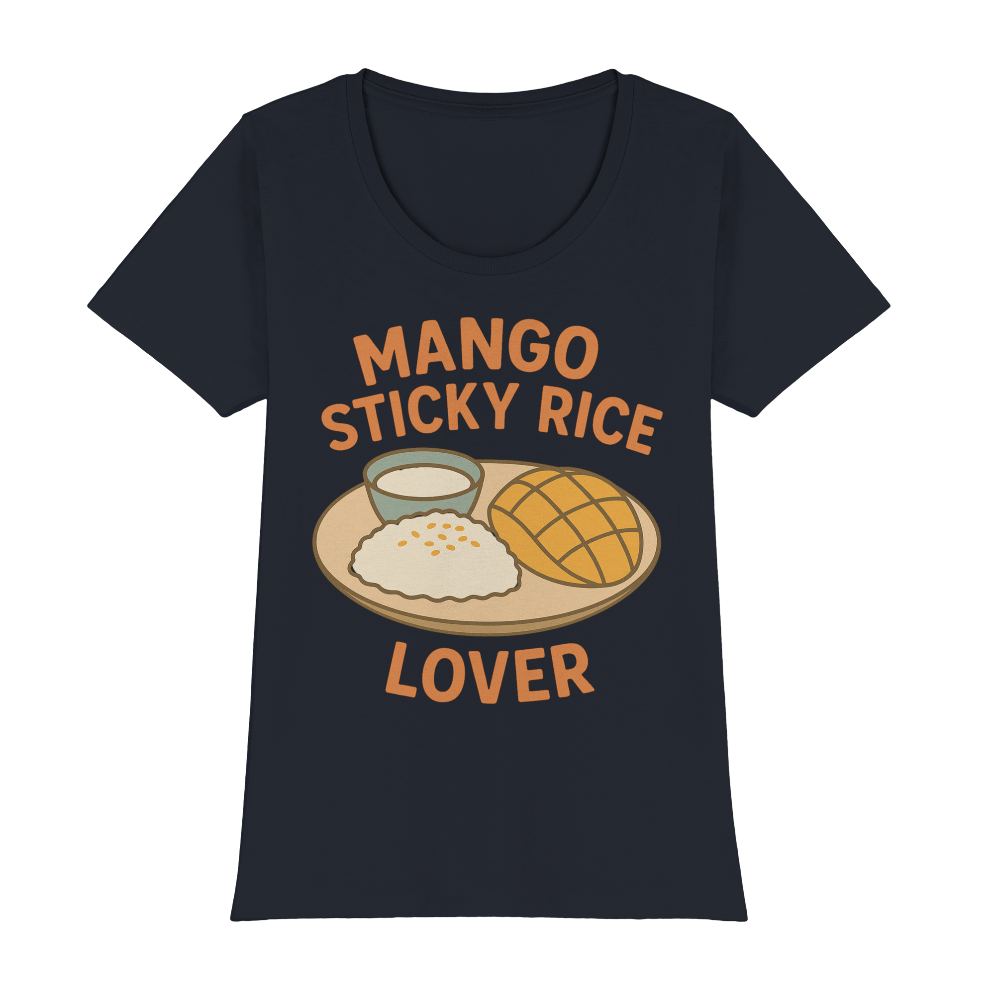 Mango Sticky Rice Lover – Thai Dessert Shirt | Thailand Food Design - Womens Premium Classic T-Shirt