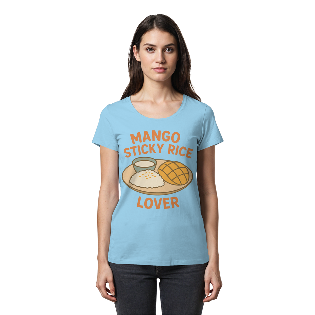 Mango Sticky Rice Lover – Thai Dessert Shirt | Thailand Food Design - Womens Premium Classic T-Shirt