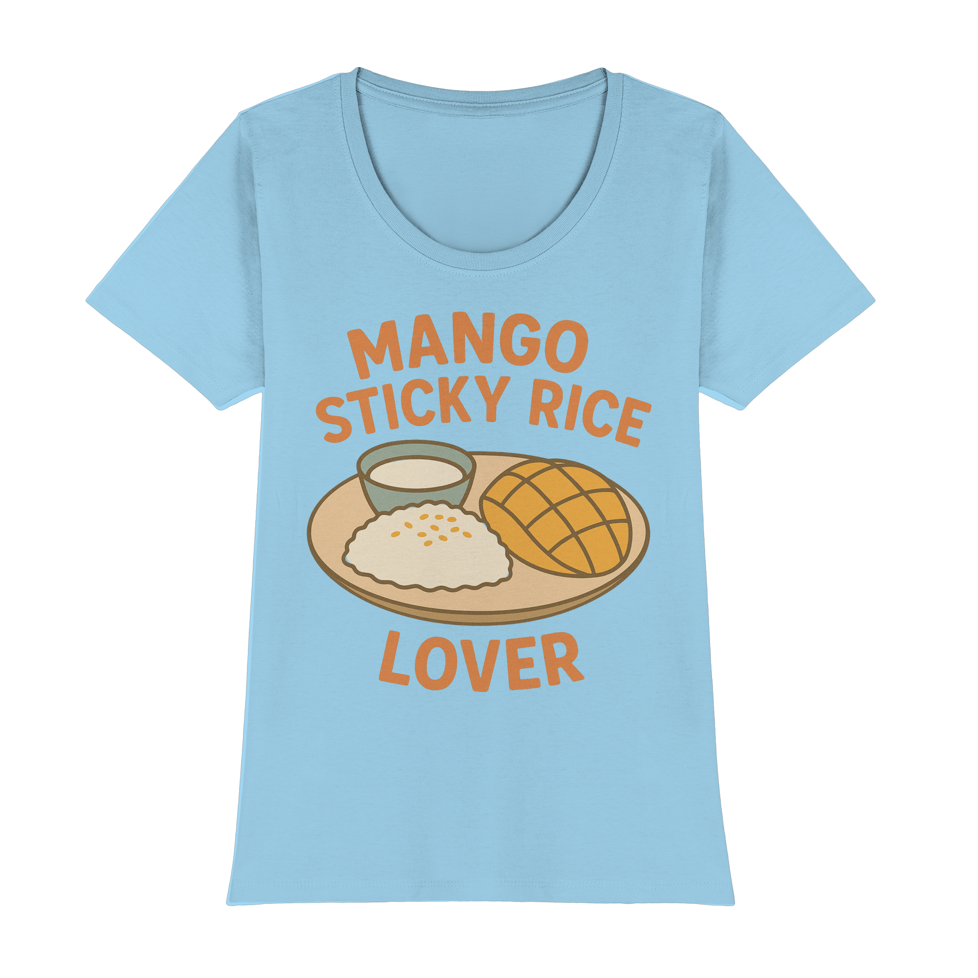 Mango Sticky Rice Lover – Thai Dessert Shirt | Thailand Food Design - Womens Premium Classic T-Shirt