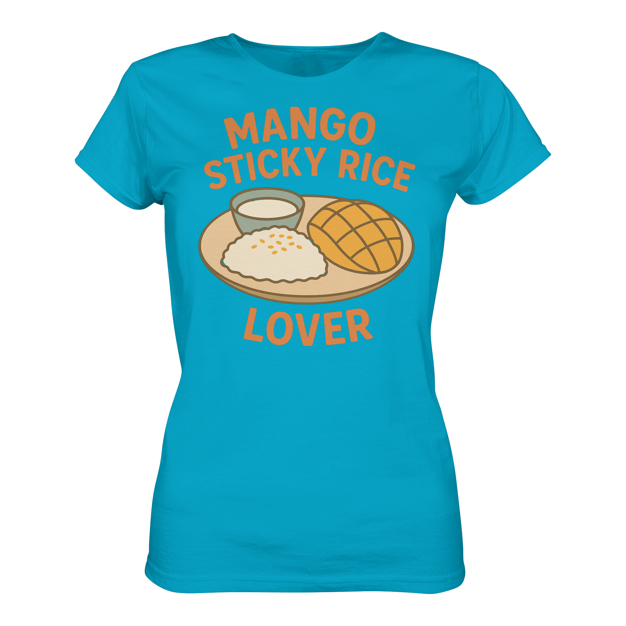Mango Sticky Rice Lover – Thai Dessert Shirt | Thailand Food Design - Womens Premium Classic T-Shirt