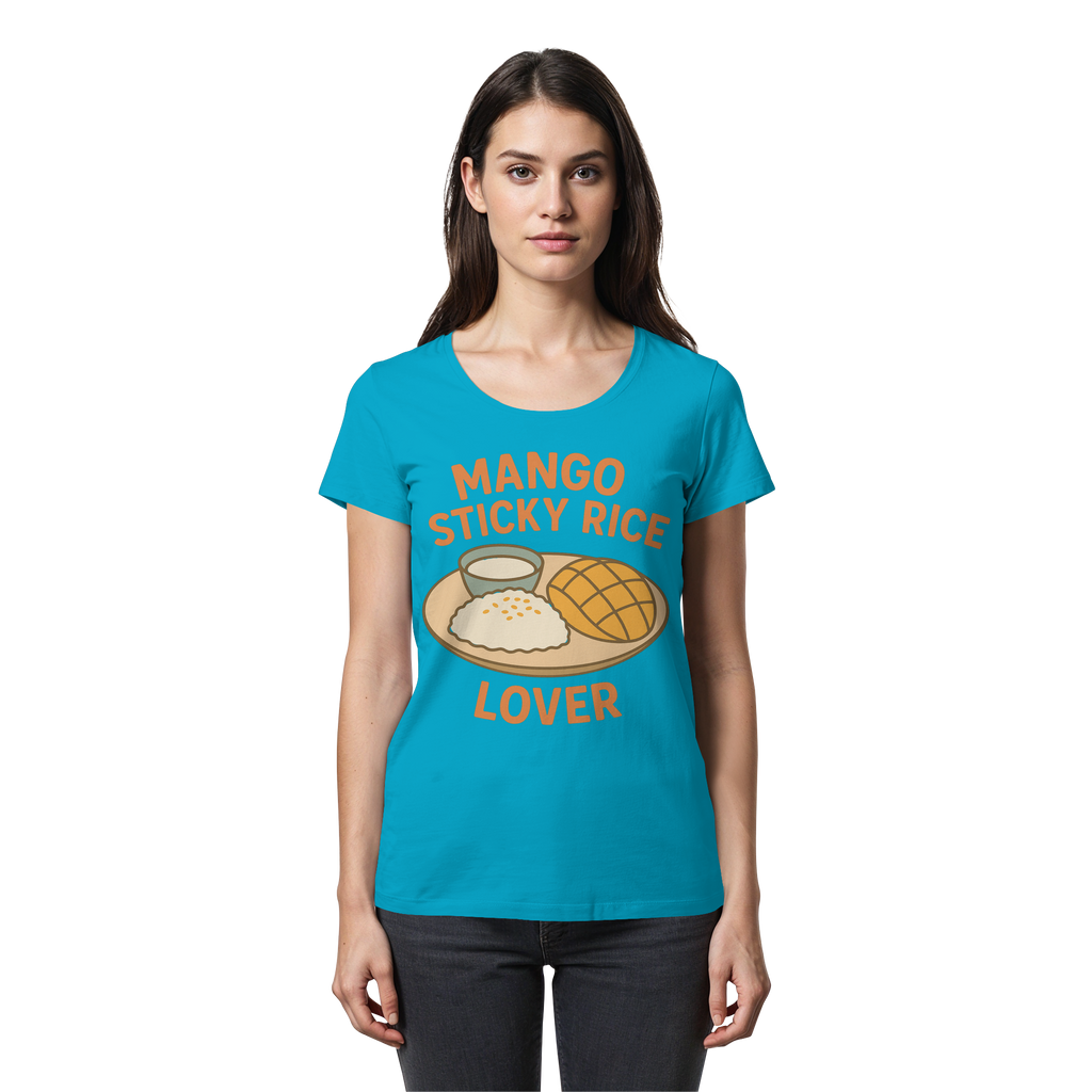 Mango Sticky Rice Lover – Thai Dessert Shirt | Thailand Food Design - Womens Premium Classic T-Shirt