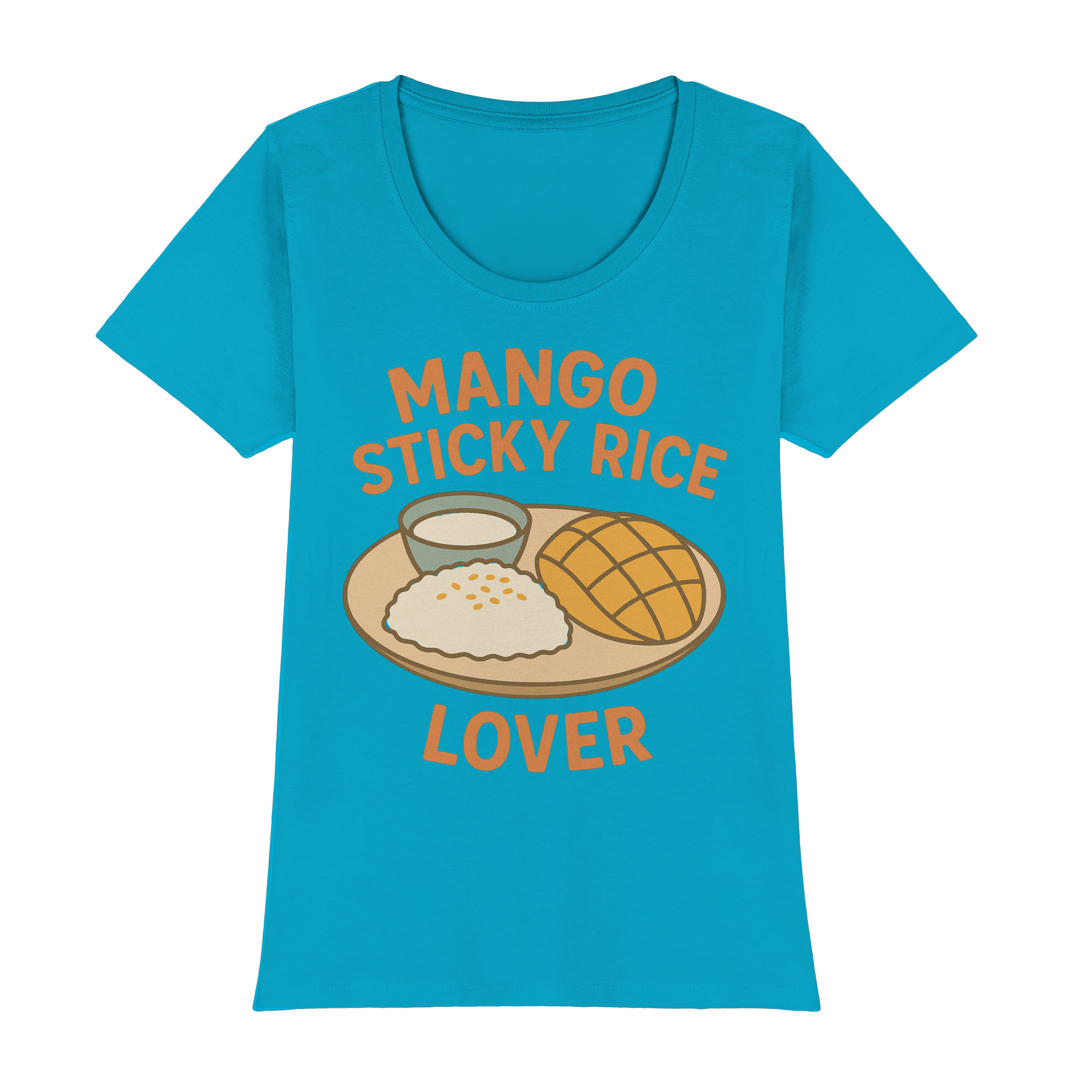 Mango Sticky Rice Lover – Thai Dessert Shirt | Thailand Food Design - Womens Premium Classic T-Shirt