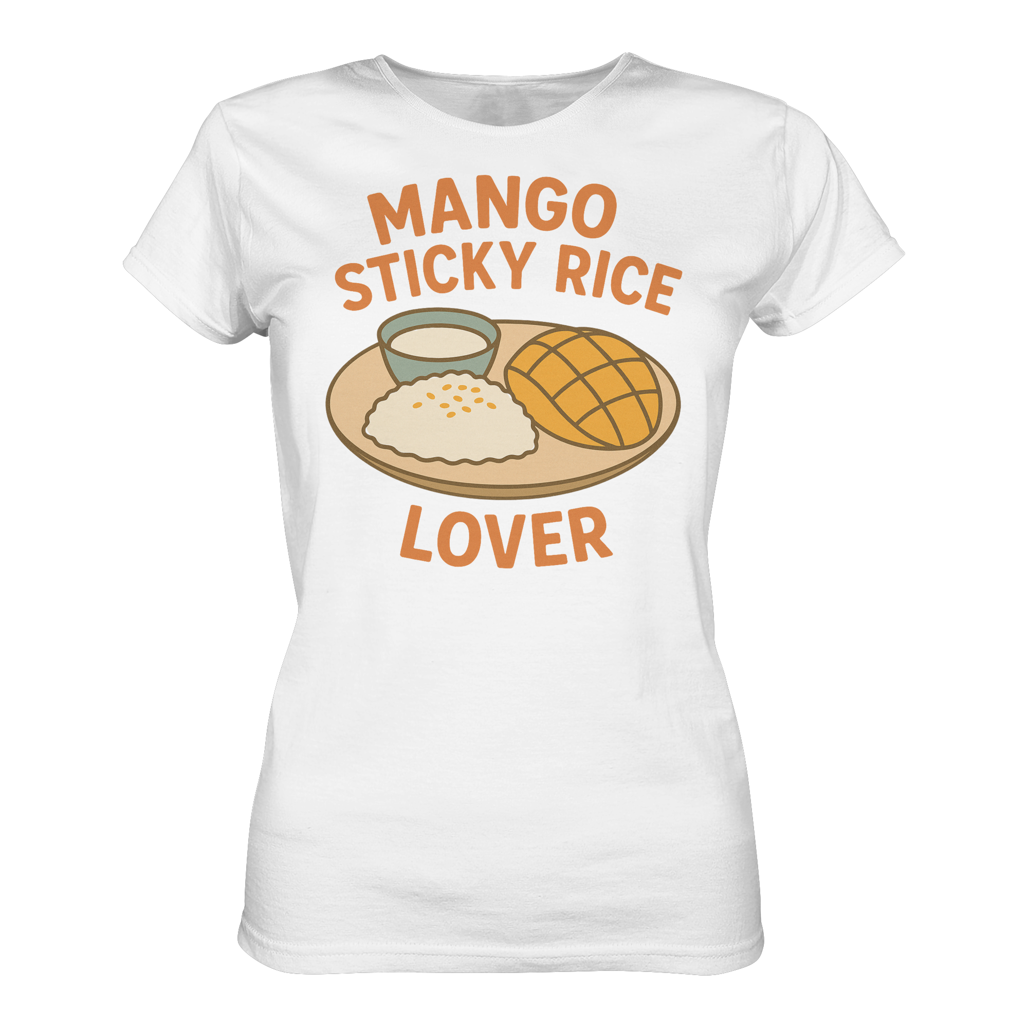 Mango Sticky Rice Lover – Thai Dessert Shirt | Thailand Food Design - Womens Premium Classic T-Shirt