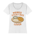 Mango Sticky Rice Lover – Thai Dessert Shirt | Thailand Food Design - Womens Premium Classic T-Shirt