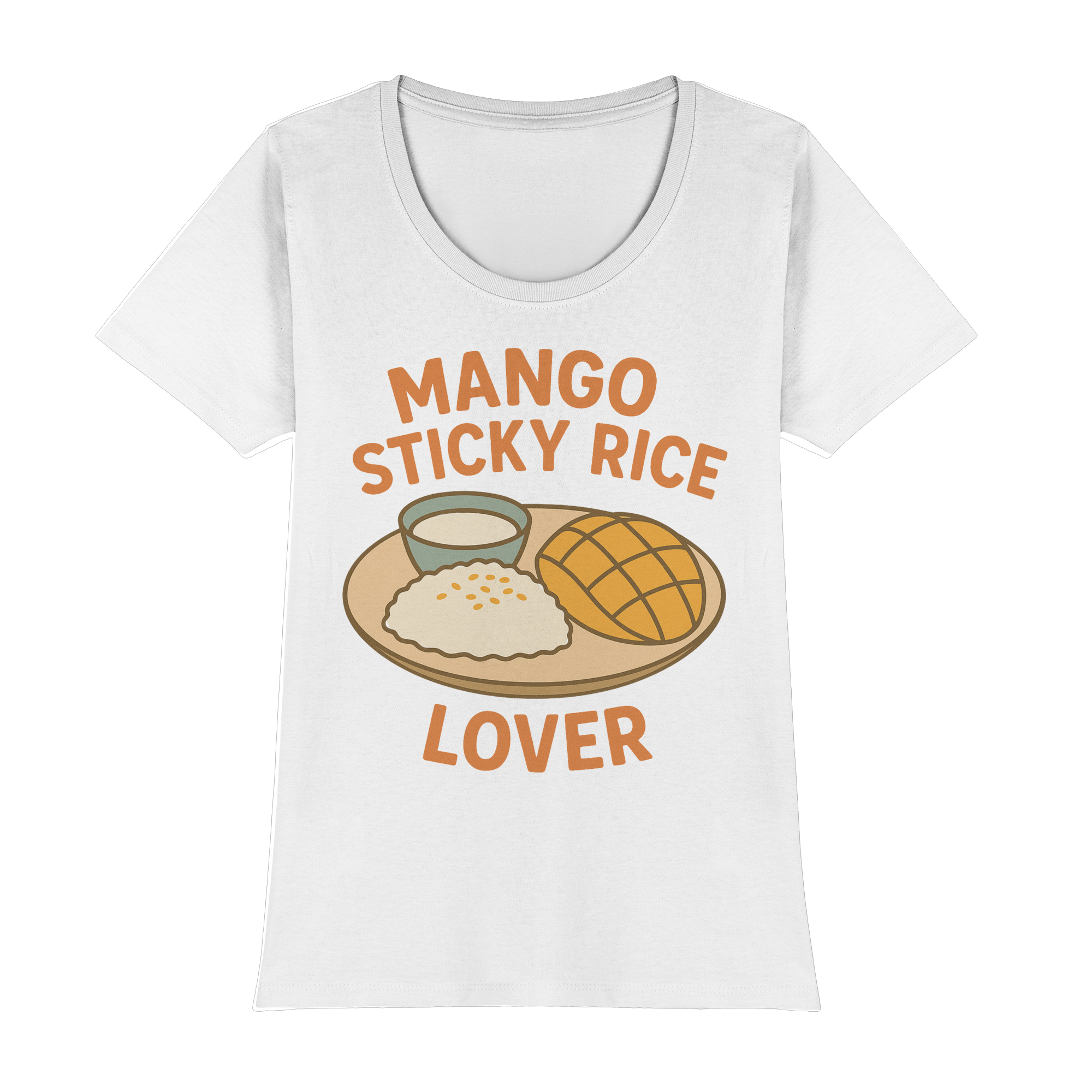 Mango Sticky Rice Lover – Thai Dessert Shirt | Thailand Food Design - Womens Premium Classic T-Shirt